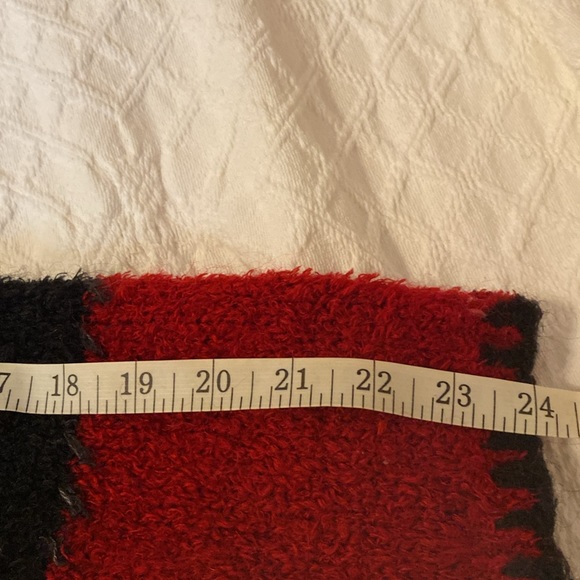 Vintage Christopher & Banks hand embroidered patchwork whipstitch cardigan - Picture 8 of 9